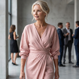 Giandra | Diagonal Drape Maxi Dress