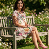 Taliawyn | Refined Petal Knee Length Dress