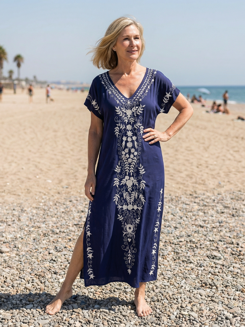 Dellathea | Light Drape Midi Dress