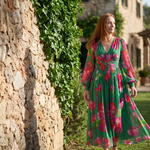 Magdassa | Soft Floral Midi Dress