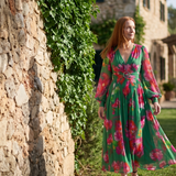 Magdassa | Soft Floral Midi Dress