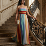 Merdra | Light Stripe Maxi Dress