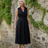 Sennarose | Relaxed Drape Midi Dress