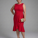Wrennala | Sleeveless Wrap Detail Midi Dress
