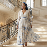 Serlia | Pleated Wrap Midi Dress
