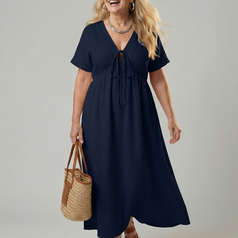 Viora | Nature Shape Midi Dress