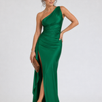 Talsette | One Shoulder High Side Slit Maxi Dress