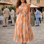 Calra | Soft Halter Midi Dress