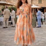 Calra | Soft Halter Midi Dress