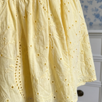 Laethea | Short Puff Sleeve Eyelet Detail Mini Dress