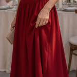 Sabwyn | Strapless Ruched Bodice Midi Dress