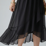 Selrina | Light Drape Midi Dress