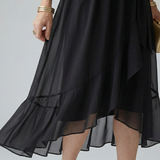 Selrina | Light Drape Midi Dress