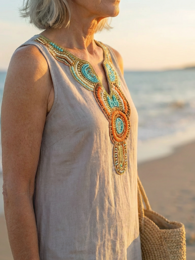 Belmae | Airy Flow Midi Dress