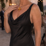 Lorlyn | Sleeveless Cowl Neck Fitted Maxi Dress