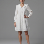 Eloney | Button Front Collar Knee Length Dress