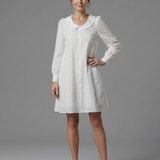 Eloney | Button Front Collar Knee Length Dress