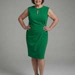 Wilina | Sleeveless Keyhole Ruched Midi Dress