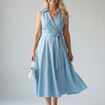 Sennarose | Relaxed Drape Midi Dress