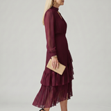 Dahbelle | Fluid Drape Midi Dress