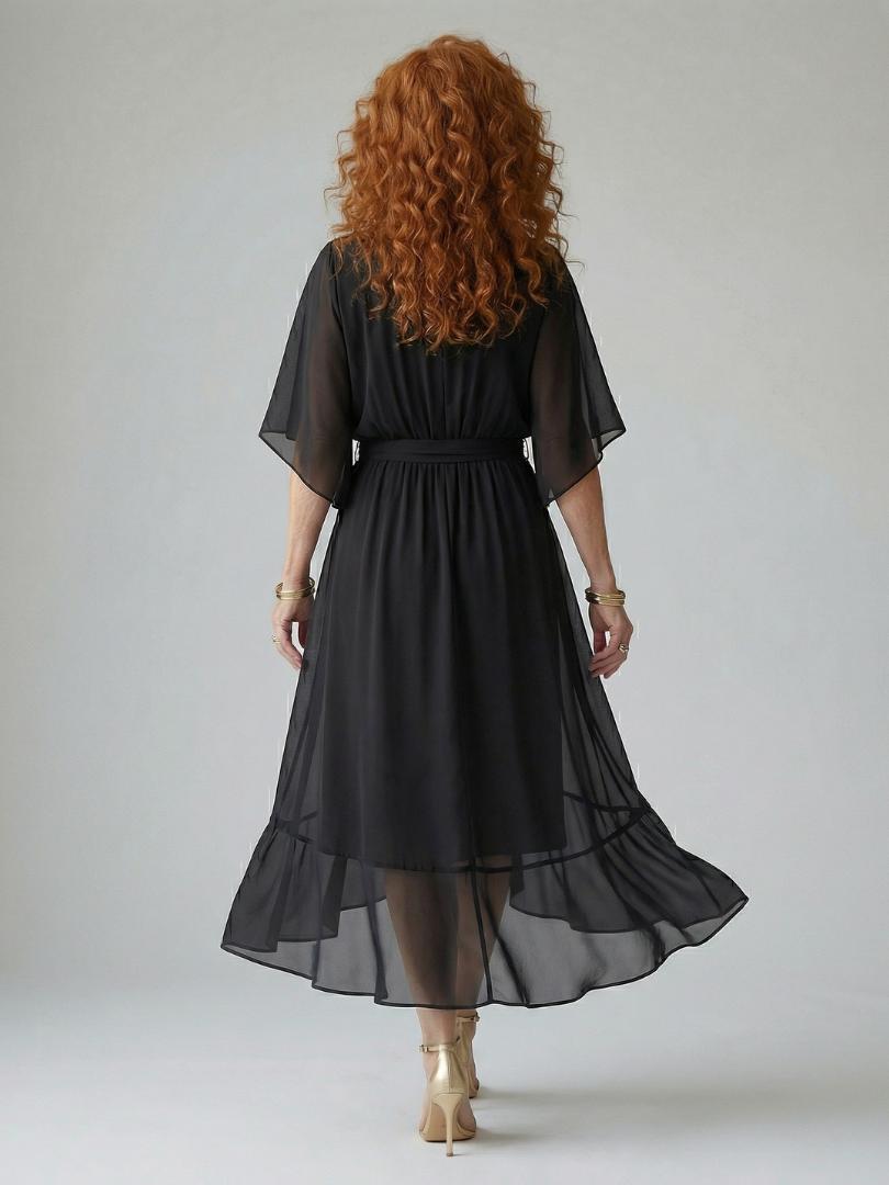 Selrina | Light Drape Midi Dress