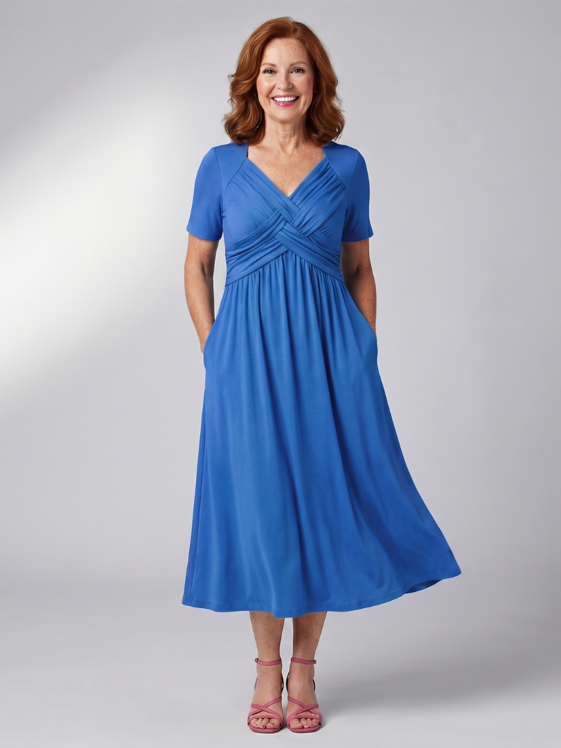 Nilasette | Pure Drape Midi Dress