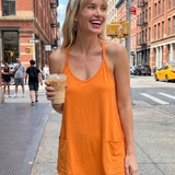 Belvia | Spaghetti Strap Relaxed Fit Mini Dress