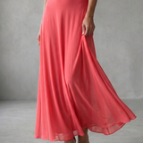 Vidabeth | Off Shoulder Draped Midi Dress
