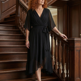 Selrina | Light Drape Midi Dress