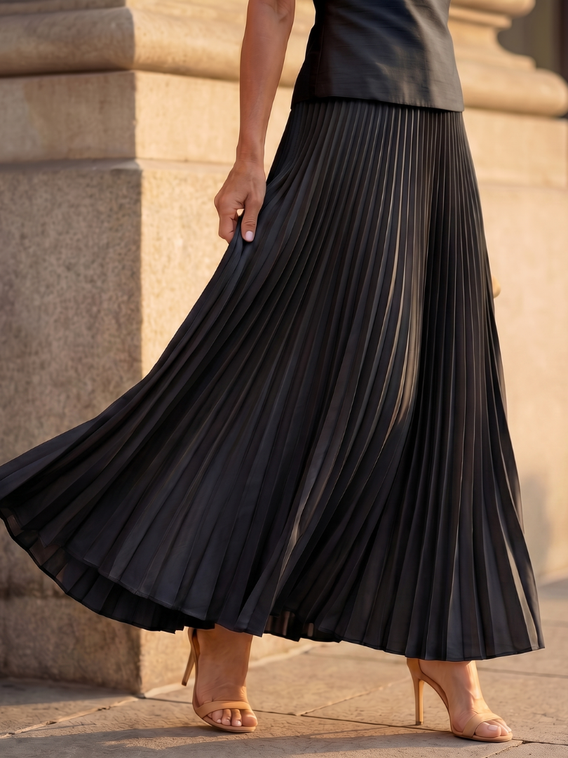 Thealia | Structured Bodice Pleated Skirt Set