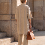 Theassa | Three Piece Relaxed Top Pant Set