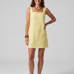 Zara | Square Neck Clean Silhouette Mini Dress