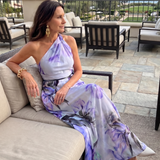 Isassa | Soft Halter Flowing Skirt Maxi Dress