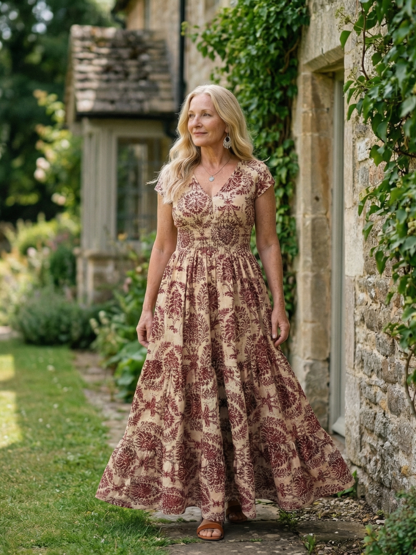 Sennalette | Printed Flow Maxi Dress
