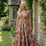Sennalette | Printed Flow Maxi Dress