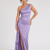 Talsette | One Shoulder High Side Slit Maxi Dress