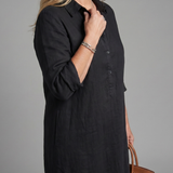 Lorra | Long Sleeve Relaxed Silhouette Maxi Dress