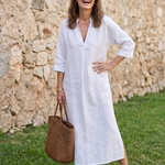 Noralora | Relaxed Straight Silhouette Midi Dress