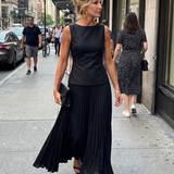 Thealia | Structured Bodice Pleated Skirt Set