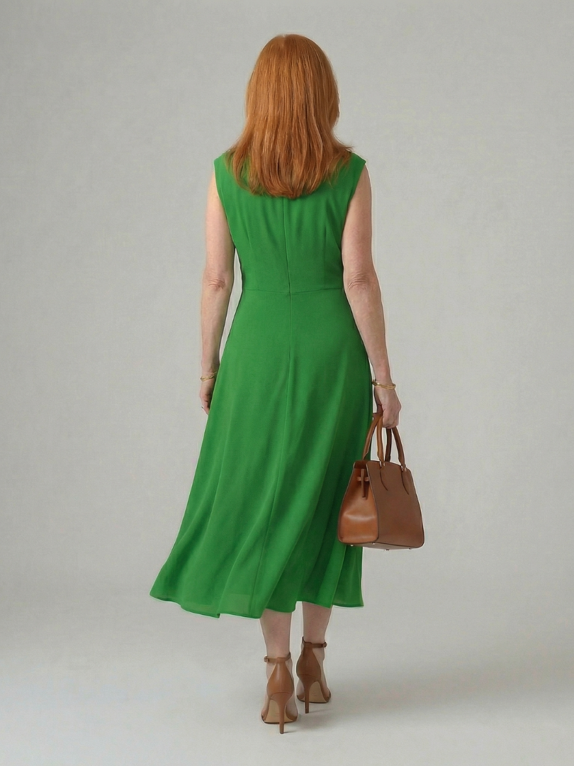 Kalmae | Clean Tie Midi Dress