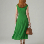 Kalmae | Clean Tie Midi Dress