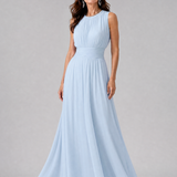 Hiladra | Sleeveless Gathered Waist Midi Dress
