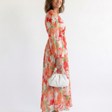 Elirose | Long Sleeve Floral Maxi Dress