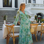 Elirose | Long Sleeve Floral Maxi Dress
