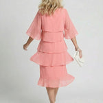 Odavia | Layered Tier Midi Dress