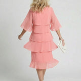 Odavia | Layered Tier Midi Dress