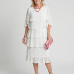 Odavia | Layered Tier Midi Dress