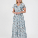 Lorine | Floral Chiffon Maxi Dress