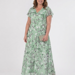 Lorine | Floral Chiffon Maxi Dress