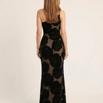 Casnia | One Shoulder Floral Lace Maxi Dress